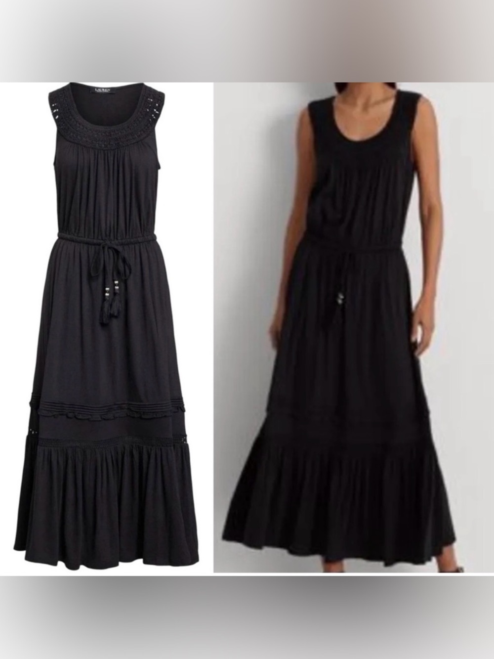 Women's Crocheted Jersey
Sleeveless Dress
From Lauren Ralph Lauren size 4